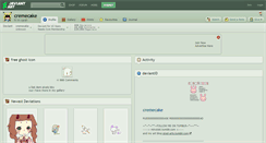 Desktop Screenshot of cremecake.deviantart.com