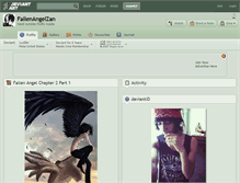 Tablet Screenshot of fallenangelzan.deviantart.com