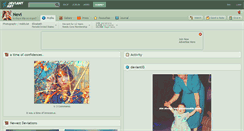 Desktop Screenshot of nevi.deviantart.com