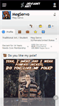 Mobile Screenshot of megservo.deviantart.com