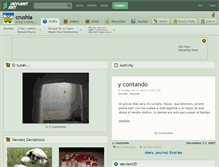 Tablet Screenshot of crushia.deviantart.com