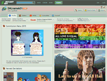 Tablet Screenshot of dnlnamek01.deviantart.com