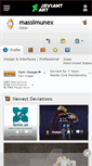Mobile Screenshot of massimunex.deviantart.com