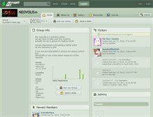 Tablet Screenshot of neovolis.deviantart.com