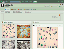 Tablet Screenshot of noblebandit2.deviantart.com