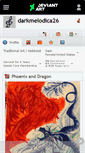 Mobile Screenshot of darkmelodica26.deviantart.com