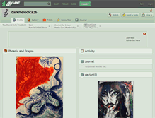 Tablet Screenshot of darkmelodica26.deviantart.com