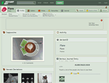 Tablet Screenshot of flore.deviantart.com