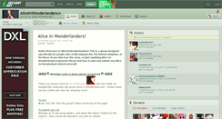 Desktop Screenshot of aliceinwonderlanders.deviantart.com