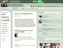 Tablet Screenshot of aliceinwonderlanders.deviantart.com