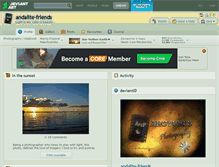 Tablet Screenshot of andalite-friends.deviantart.com