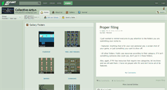 Desktop Screenshot of collective-arts.deviantart.com