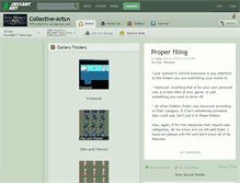 Tablet Screenshot of collective-arts.deviantart.com