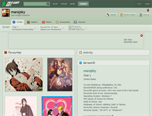 Tablet Screenshot of marajsky.deviantart.com