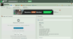 Desktop Screenshot of nina-fox.deviantart.com