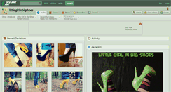 Desktop Screenshot of littlegirlinbigshoes.deviantart.com