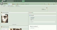 Desktop Screenshot of luis-royo.deviantart.com