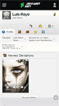 Mobile Screenshot of luis-royo.deviantart.com