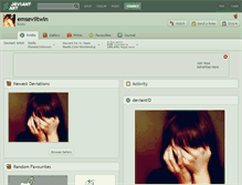 Tablet Screenshot of emseviltwin.deviantart.com