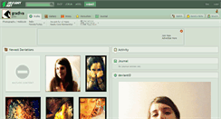 Desktop Screenshot of gradiva.deviantart.com