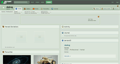 Desktop Screenshot of daskog.deviantart.com