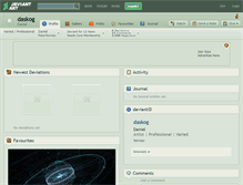 Tablet Screenshot of daskog.deviantart.com