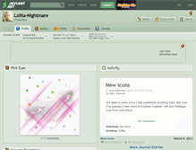 Tablet Screenshot of lolita-nightmare.deviantart.com