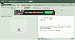 Desktop Screenshot of krocialblack.deviantart.com