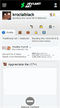 Mobile Screenshot of krocialblack.deviantart.com
