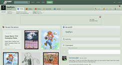Desktop Screenshot of geopyro.deviantart.com