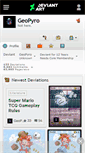 Mobile Screenshot of geopyro.deviantart.com