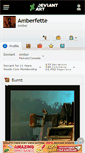 Mobile Screenshot of amberfette.deviantart.com