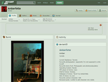 Tablet Screenshot of amberfette.deviantart.com