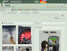 Tablet Screenshot of heyebil.deviantart.com