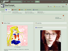 Tablet Screenshot of ebaytrumpet.deviantart.com