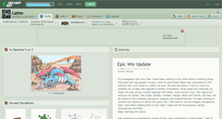 Desktop Screenshot of cathto.deviantart.com