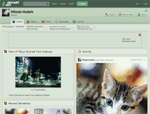 Tablet Screenshot of nikolai-models.deviantart.com