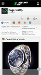 Mobile Screenshot of cage-warp.deviantart.com
