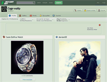 Tablet Screenshot of cage-warp.deviantart.com