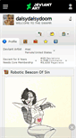 Mobile Screenshot of daisydaisydoom.deviantart.com