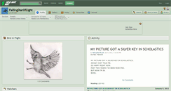 Desktop Screenshot of fallingstaroflight.deviantart.com