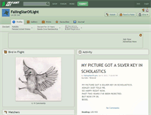 Tablet Screenshot of fallingstaroflight.deviantart.com