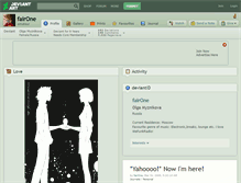Tablet Screenshot of fairone.deviantart.com