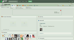 Desktop Screenshot of lupus-avis.deviantart.com