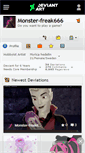 Mobile Screenshot of monster-freak666.deviantart.com