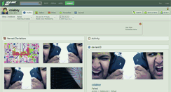 Desktop Screenshot of colaboy.deviantart.com