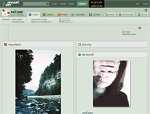 Tablet Screenshot of ecli-pse.deviantart.com