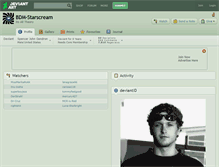 Tablet Screenshot of bdm-starscream.deviantart.com