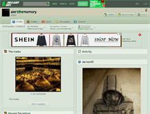 Tablet Screenshot of alertthememory.deviantart.com