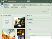 Tablet Screenshot of masiar.deviantart.com